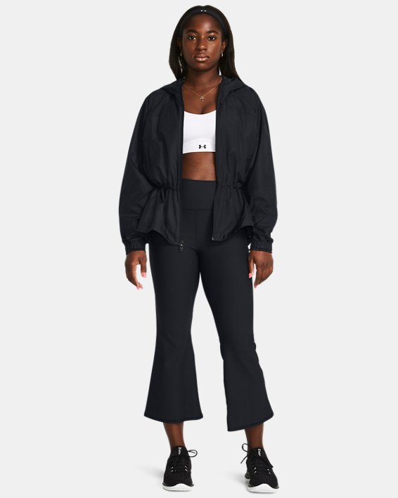 Giacca UA Vanish Elite Woven Full-Zip Oversized da donna, Black, pdpMainDesktop image number 2